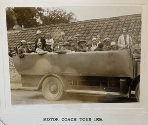 1926 Motor Coach Tour